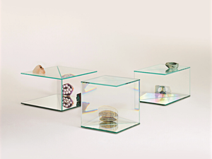 DOBLE - Crystal display cabinet _ Glas Italia